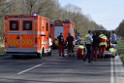 Schwerer VU Krad Fahrrad Koeln Porz Alte Koelnerstr P075